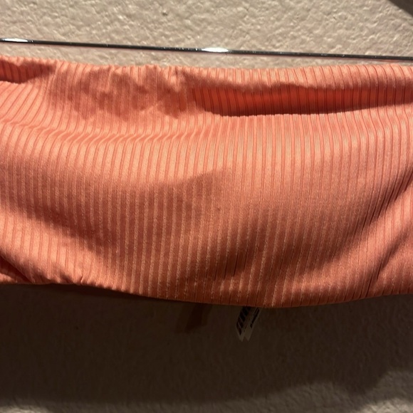 New Victoria’s Secret PINK Women’s Bikini Top Bandeau Ribbed Size Large NWT - Picture 4 of 12
